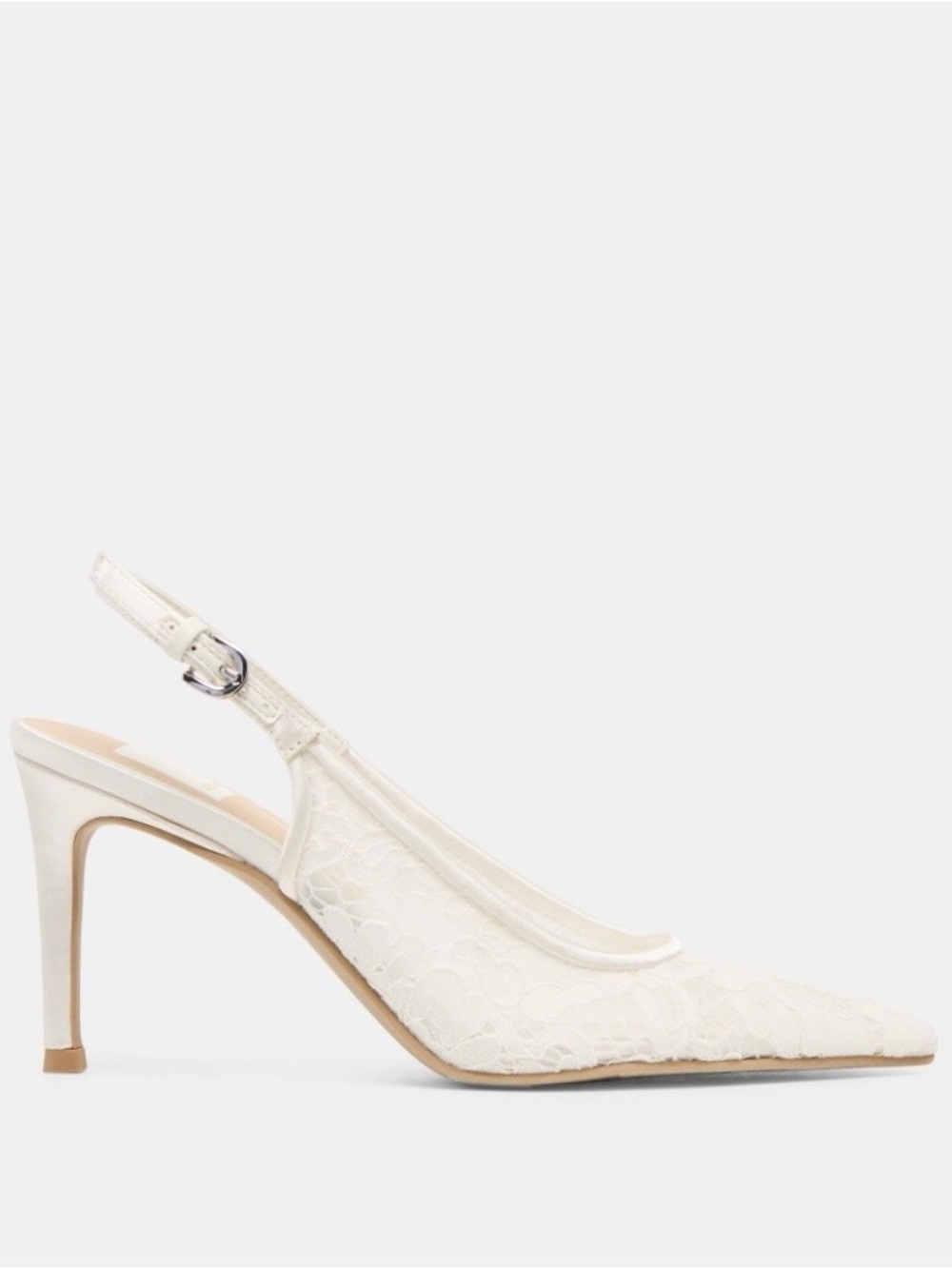 YAMI HEELS TRUE WHITE LACE